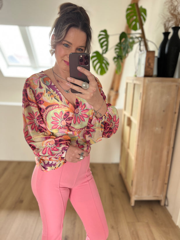 Blouse CY4823A Roze
