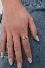 infinite flowers ring goud 1846