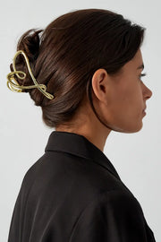 Sleek elegance haarclip - Goud kleur Alluminium 3040