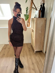 Dress 15855 sparkle Bruin