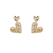 Double Heart Dangle - 14K E55076-2