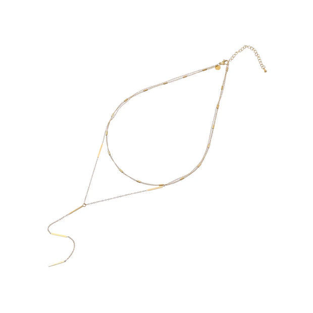 Ketting Long Y Necklace - 14K N4735-2