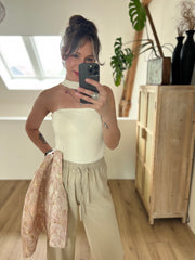 Top Strapless Choker M766 Off-white