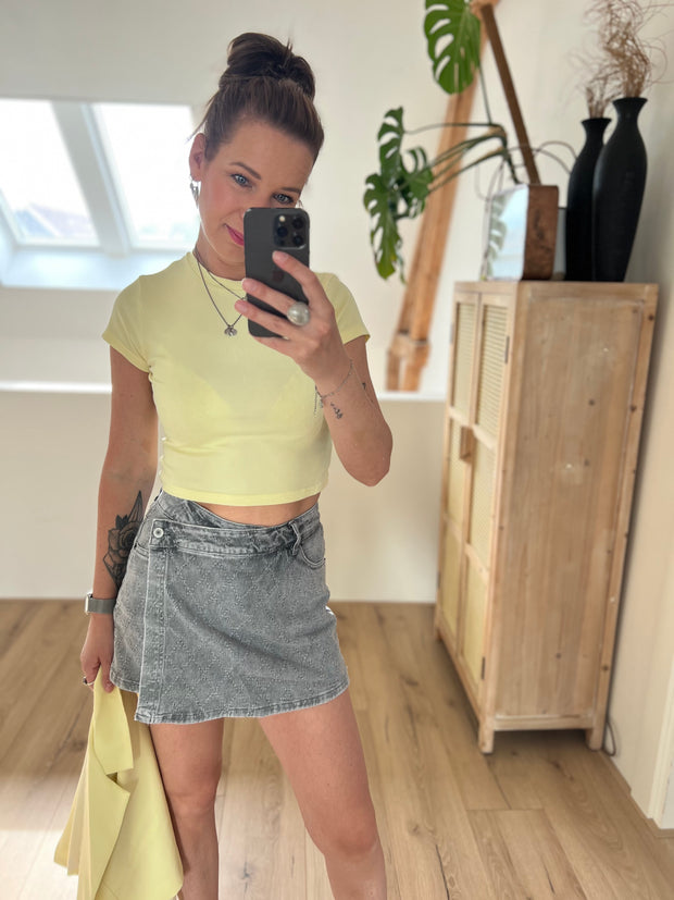 Skort Denim Y3332-2 Grijs