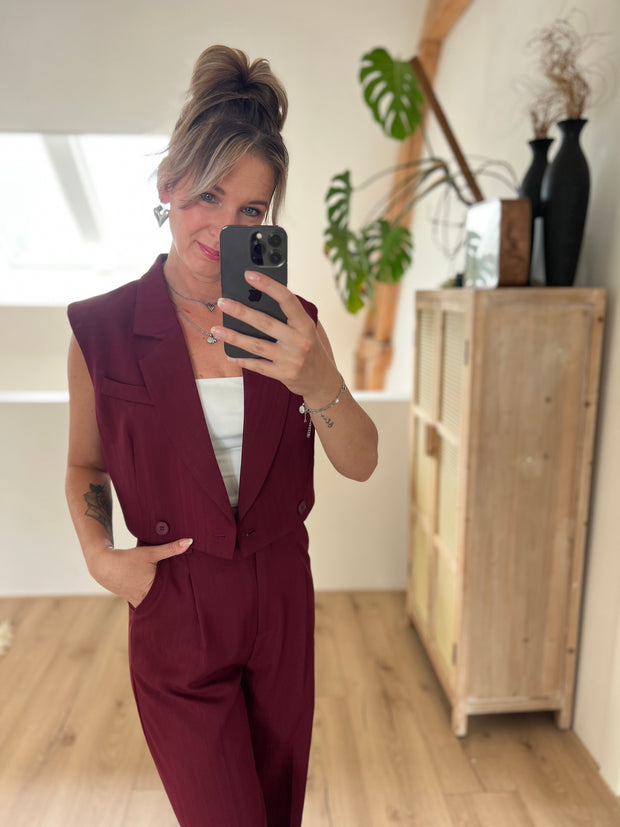 Gilet Vie V278 Bordeaux