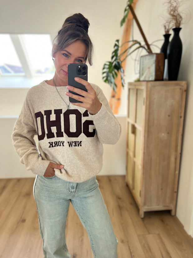 Trui SOHO AM708 Beige