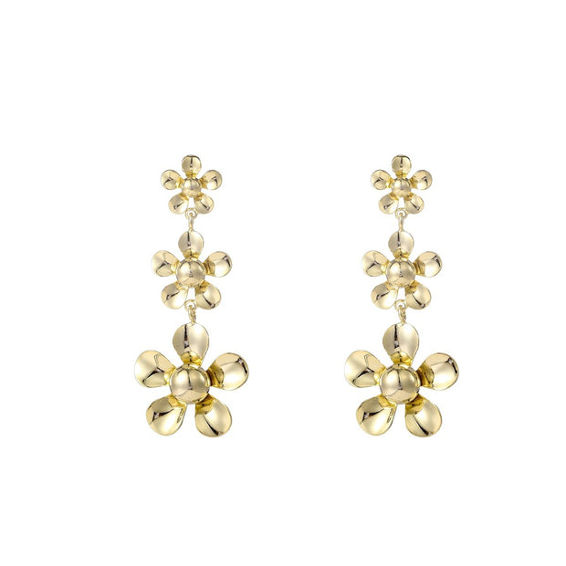 3 Flower Dangle - 14K E55090-2