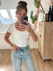 Top Perfect basic ronde hals 15663 Wit