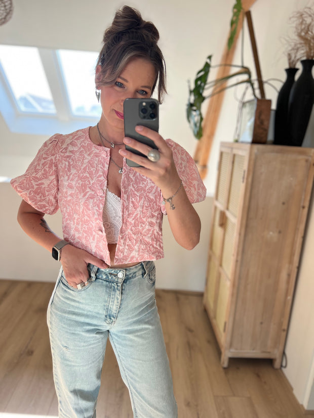 Top/jacket CY4958 roze