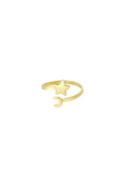 Ring heavenly sign - goud Stainless Steel 7872