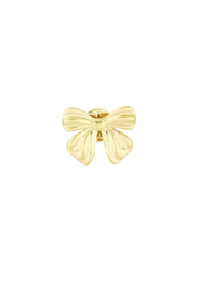 Broche simple bow - Goud kleur Stainless Steel 9091