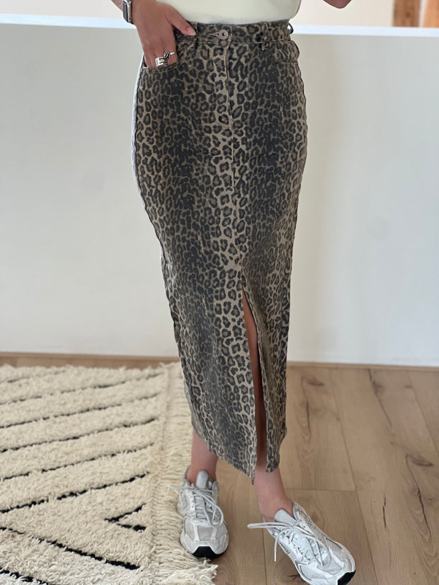 Skirt leopard T250-23