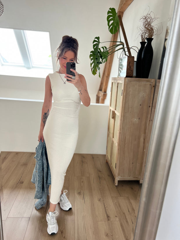 Dress VD1856 Off-white
