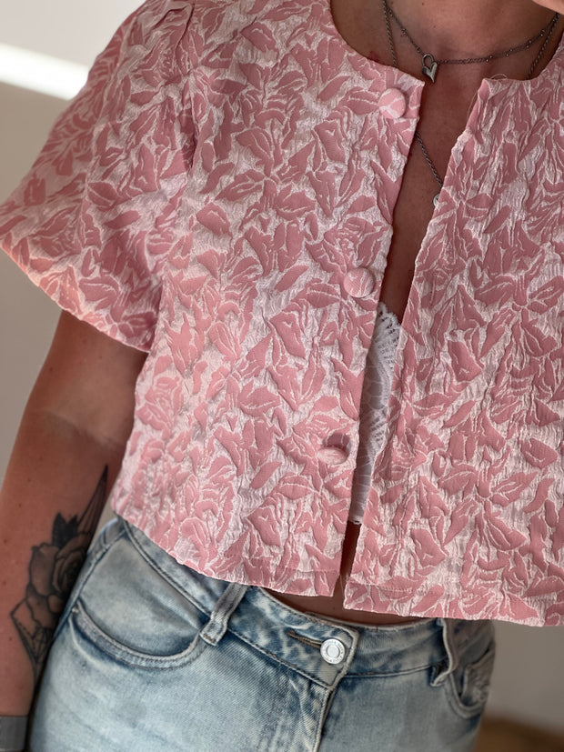 Top/jacket CY4958 roze