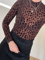 Top mesh hearts 61919-1