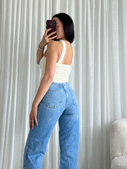 Top Strapless Choker M766 Off-white