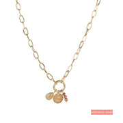 Ketting Drop Pendant Necklace - 14K (42 + 6 cm) N4728-2