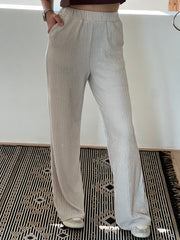 Pant 4336 Beige Loose-fit (tall fit)