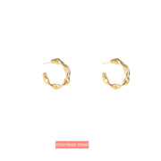 Oorbel Origami Hoop - 14K E4886-2