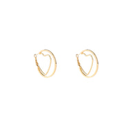 Oorbel Heart in the Hoop - 14K E4636-2