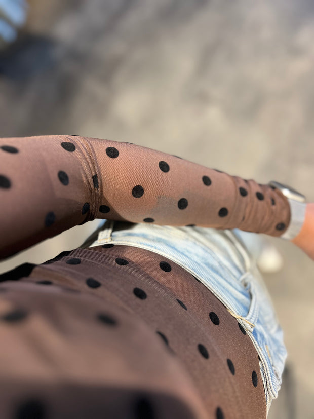 Top Mesh polkadot 61919 Bruin