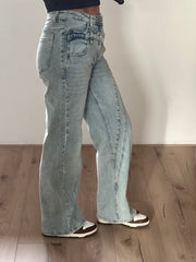 Jeans H849 Double wide leg stretch