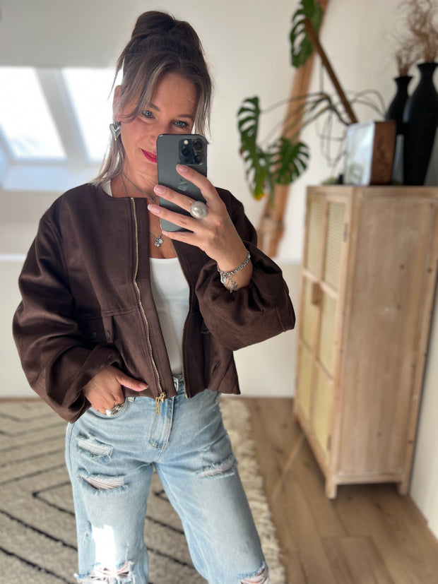 Jacket 01232 Suedelook