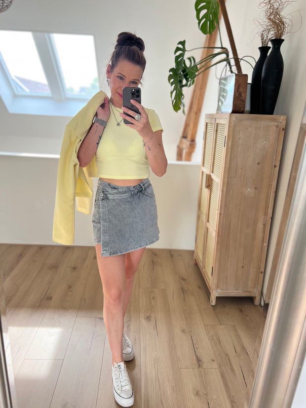 Skort Denim Y3332-2 Grijs