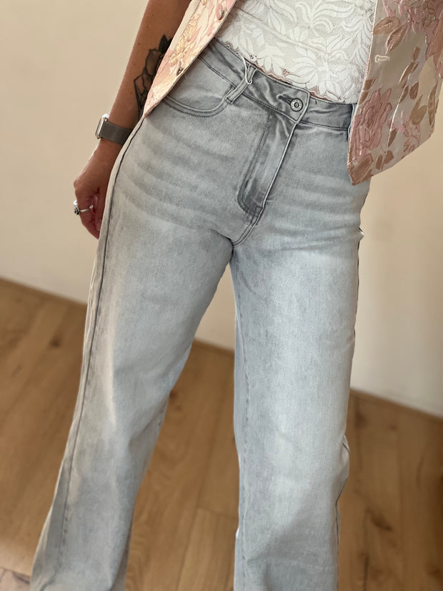 Jeans straight grijs HM6733-2