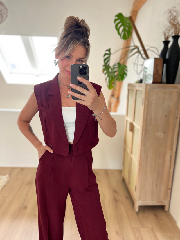Gilet Vie V278 Bordeaux