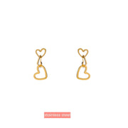 Oorbel E4865-2 3 Hearts Earring - 14K