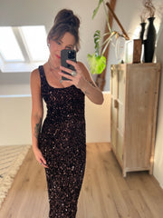 Dress pailletten 15646