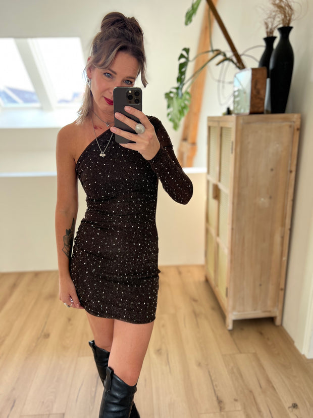 Dress sparkle 23082 bruin