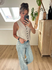 Gilet 1708 taupe