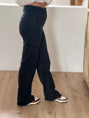 Jeans H876 Wide leg Zwart Super stretch