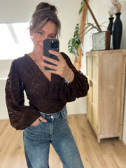 Blouse CY5243 Bruin