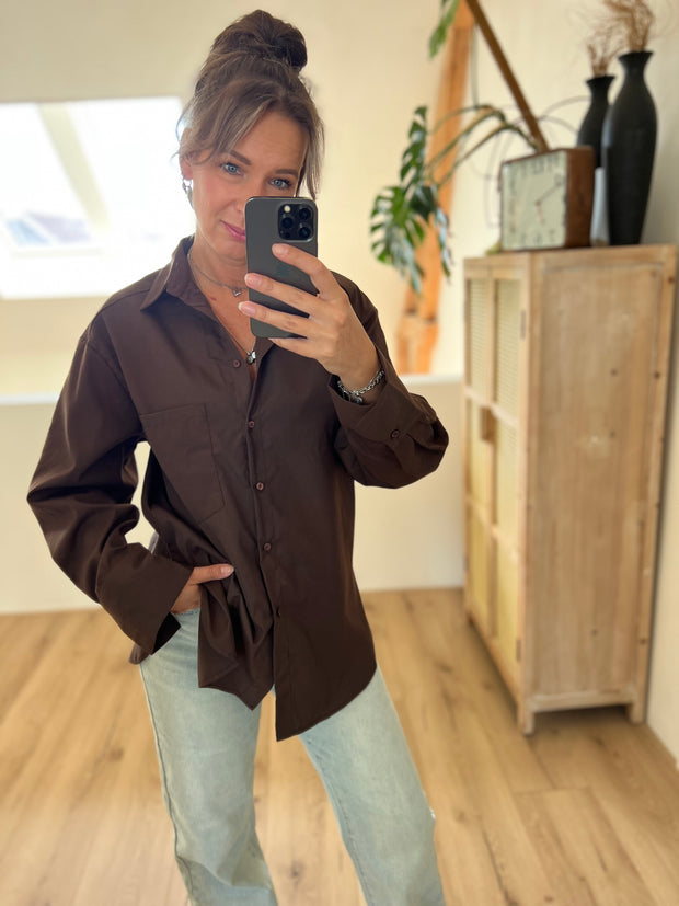Blouse Oversized 15631 Bruin