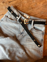 Riem Hearts suèdelook Zwart