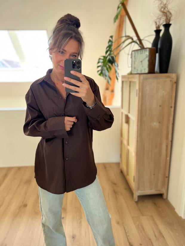 Blouse Oversized 15631 Bruin