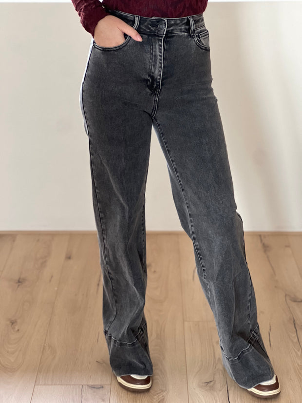 Jeans T6367-3 Loose straight stretch