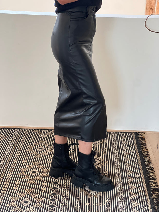 Skirt 9870 Leatherlook