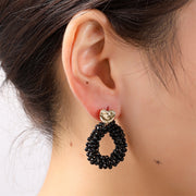 Heart Drop - 14K + Black E55216-1
