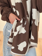 Sjaal Cow print