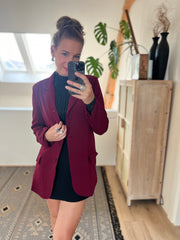 Blazer oversized bordeaux M273