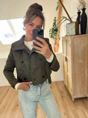 Trenchcoat 26320 Groen