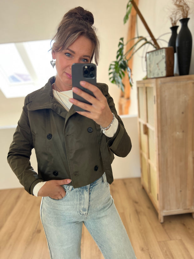 Trenchcoat 26320 Groen