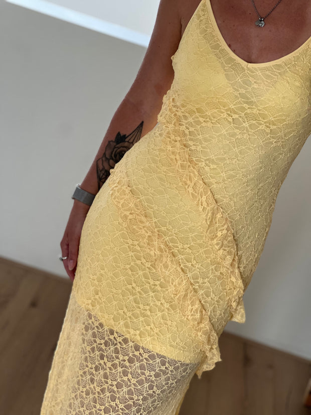 Dress Lace 23405 Geel