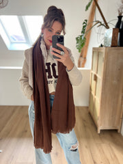 Sjaal bruin