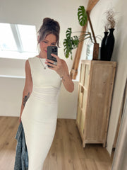 Dress VD1856 Off-white