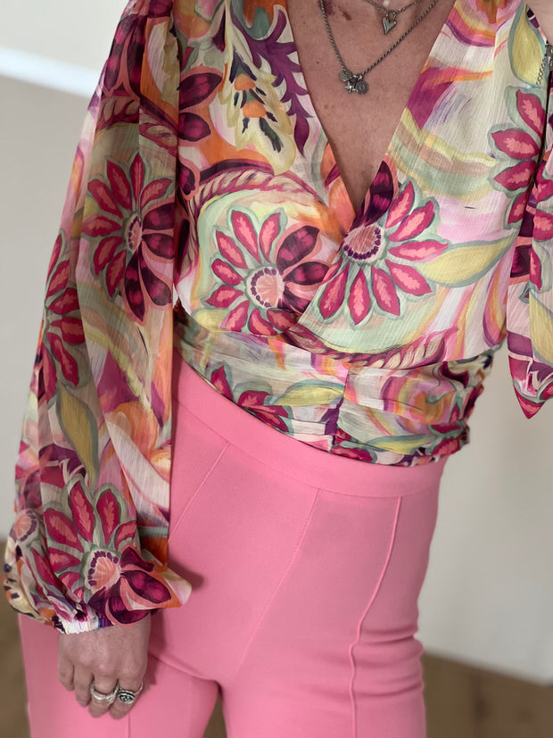 Blouse CY4823A Roze